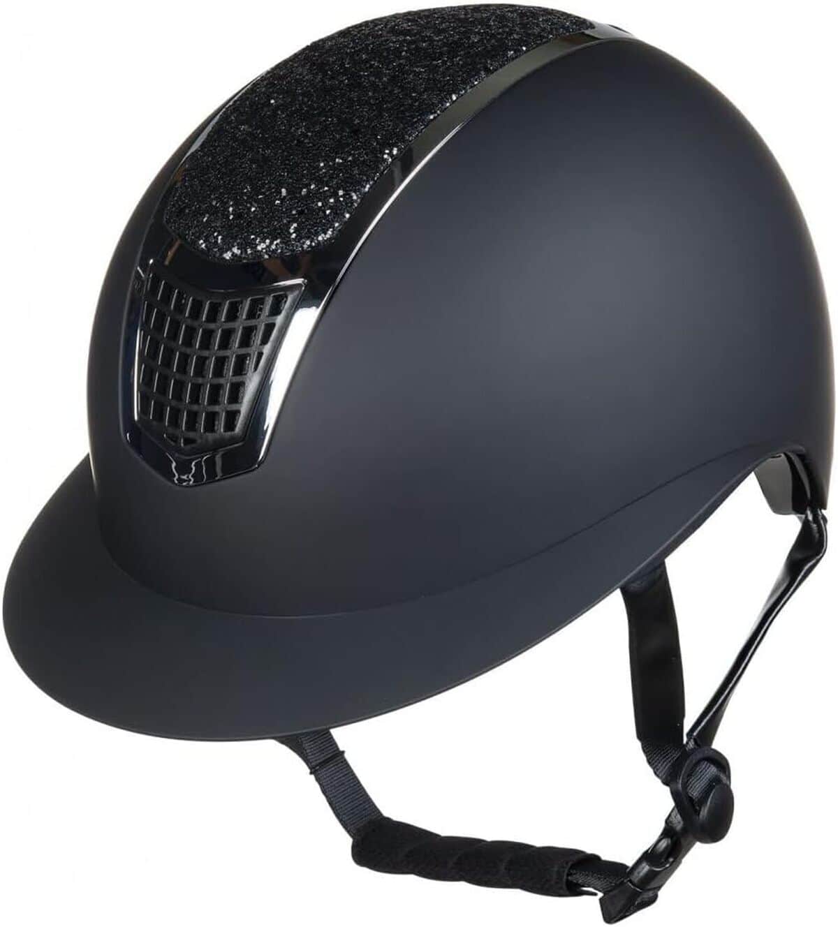 Avis sur le casque d'équitation HKM Glamour Shield noir/argenté