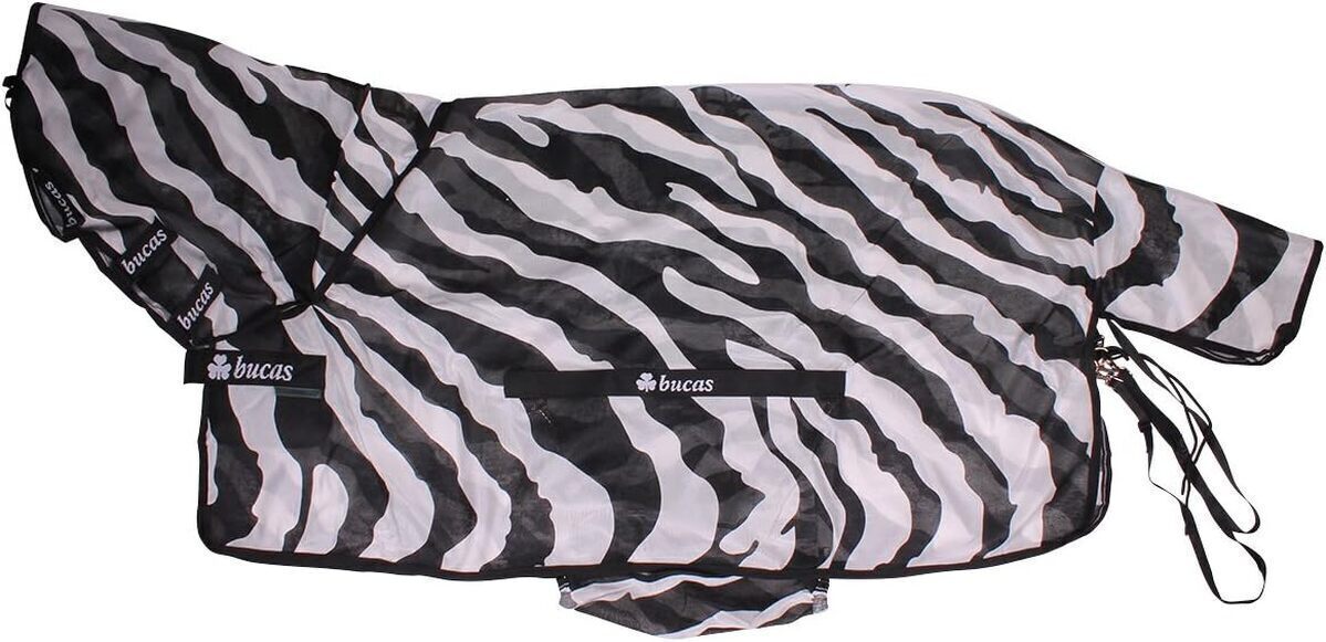 Test : couverture anti-mouches zèbre Bucas Buzz-Off 145 cm
