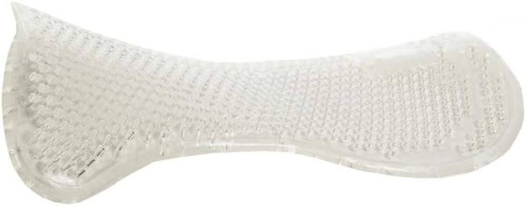 Test de l'amortisseur de selle gel Horze, avant blanc
