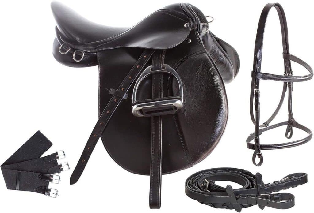 Test du showmen craft haflinger : kit de selle 17, 0