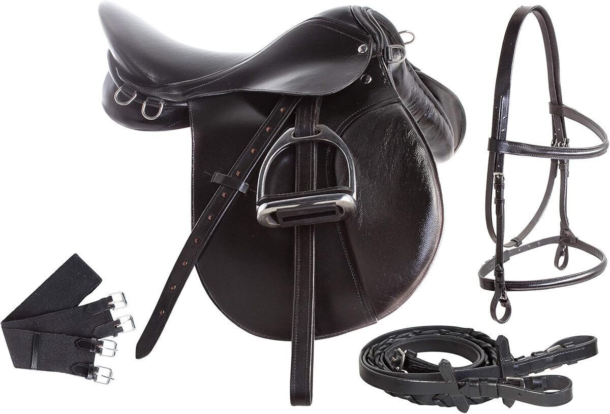 Test du showmen craft haflinger : kit de selle 17, 0
