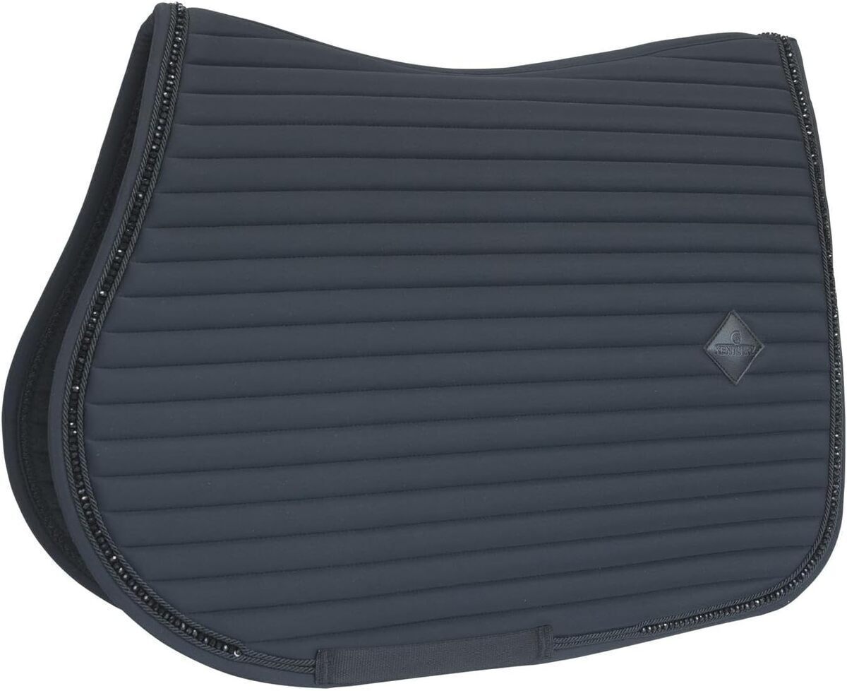 Test tapis de selle Full saut d'obstacles noir