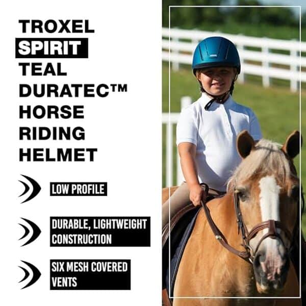 Découvrez notre test complet du casque Troxel Spirit bleu sarcelle XS : confort, sécurité et qualité pour cavaliers exigeants.