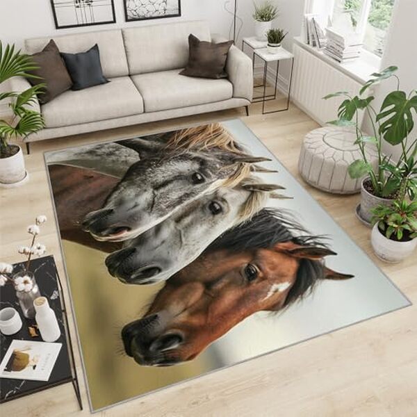 Découvrez notre avis complet sur le tapis SANSJI cheval vert prairie 180x200 cm : qualité, durabilité, design et tarif pour embellir votre intérieur.
