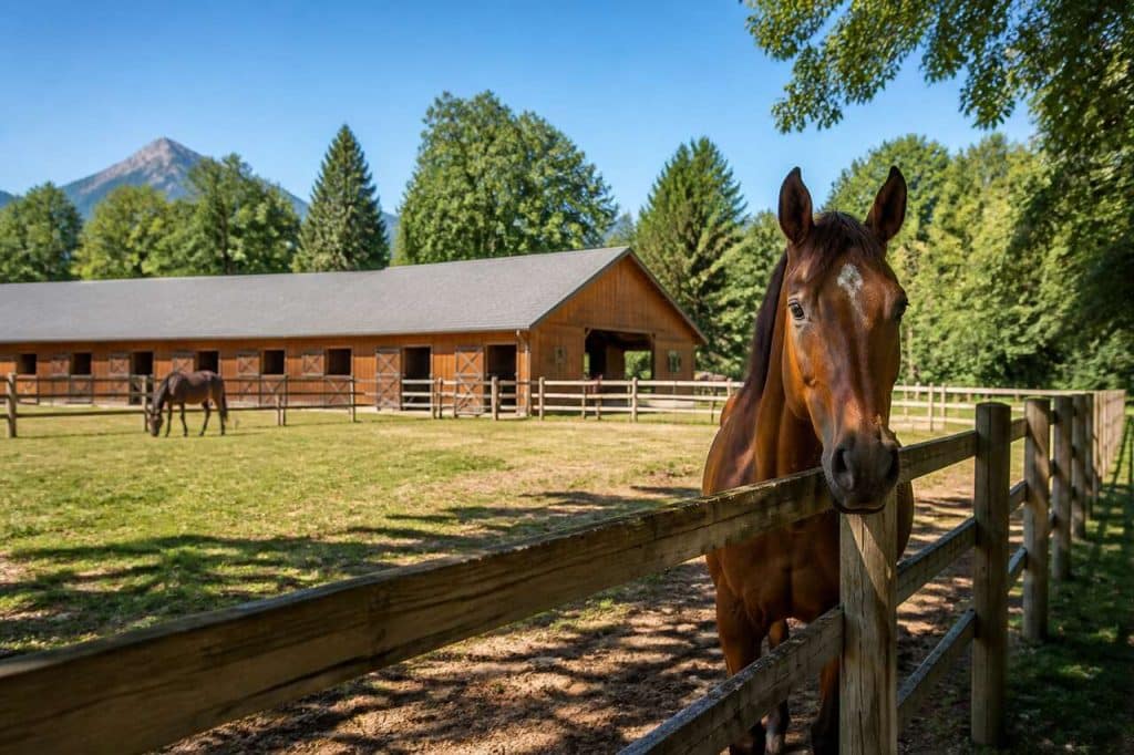 Les différentes formules d'hébergement pour chevaux : pension au pair et autres options