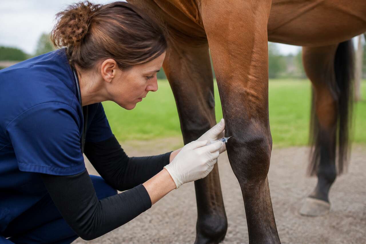 Infiltration chez le cheval : définition et objectifs Infiltration chez le cheval : définition et objectifs