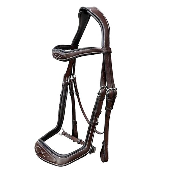 Découvrez notre test détaillé de la bride anatomique Exion en cuir rembourré taille cob : confort, qualité et performance pour votre cheval. 
