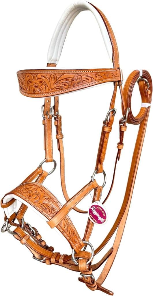 Test : bride latérale Kayfcrafts en cuir avec outils floraux