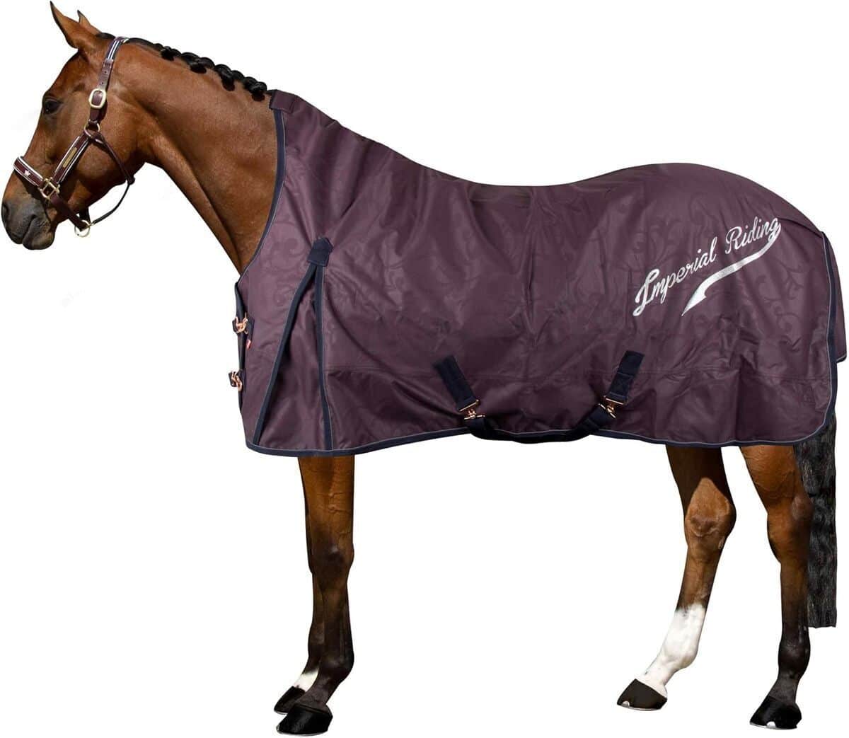 Test de la couverture d'extérieur imperial riding irhsuper-dry 0 g, bordeaux 165