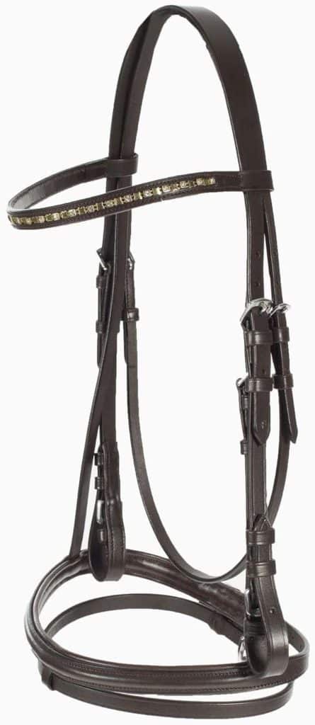 Test du bridon Horze Weston marron C