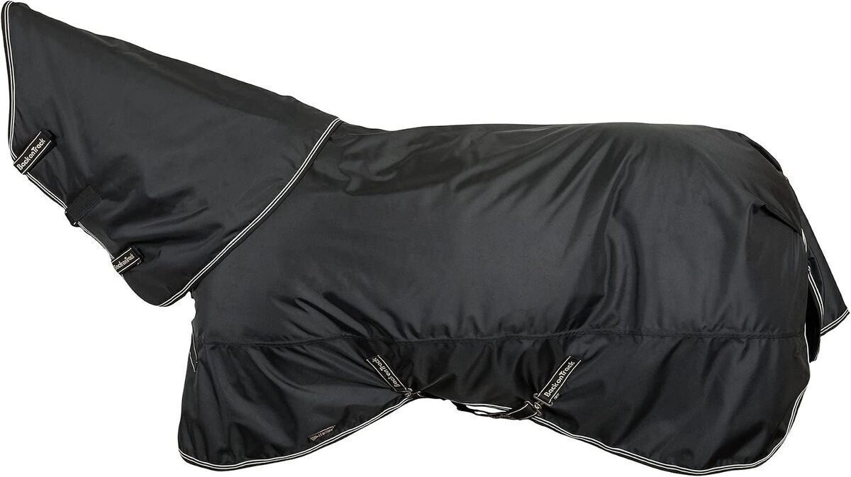 Test de la couverture Back on Track Obsidian 150g pour cheval