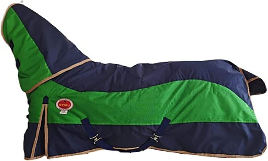 Test de la couverture imperméable BNALU 1200D pour cheval